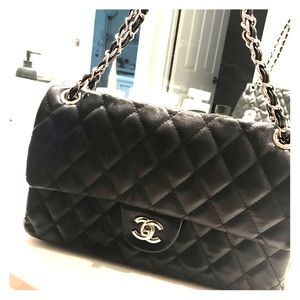 Black Quilted Purse